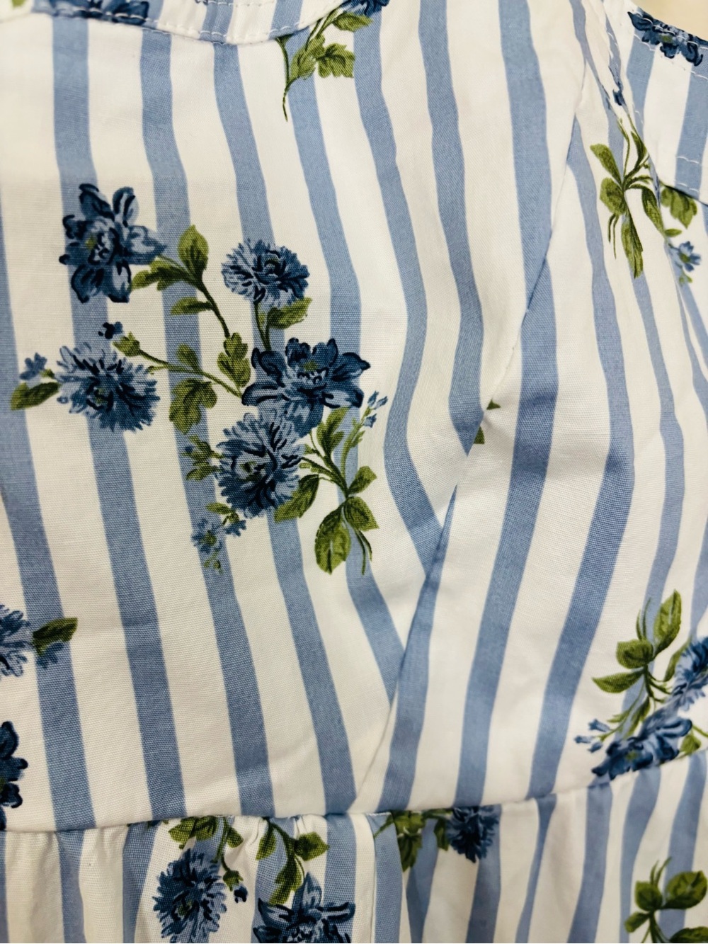 Laura Ashley Blue Floral Halter Maxi Dress - Picture 4 of 6